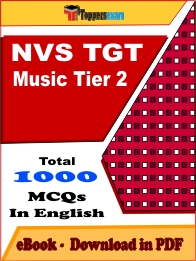 NVS TGT Music Tier 2 PDF Book In English - MCQ / Objective Questions