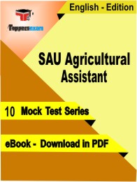 SAU Agricultural Assistant PDF Book In English - Mock Test/Practice Set