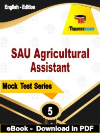 SAU Agricultural Assistant  PDF Book In English - Practice Set