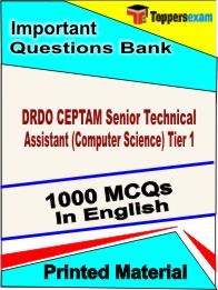 DRDO CEPTAM Senior Technical Assistant (Computer Science) Tier 1 Book in English - Objective MCQ