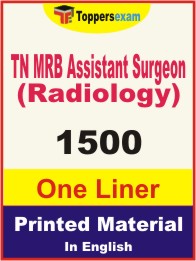 TN MRB Assistant Surgeon (Radiology) One Liner Book in English