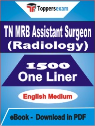 TN MRB Assistant Surgeon (Radiology) One Liner Book PDF in English