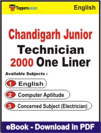 Chandigarh Junior Technician One Liner Book PDF in English