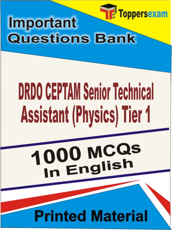 DRDO CEPTAM Senior Technical Assistant (Physics) Tier 1 Book in English - Objective MCQ