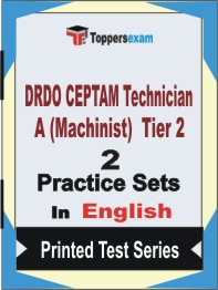 DRDO CEPTAM Technician A (Machinist) (Tier -2)  Book in English - Question Paper / Practice Set