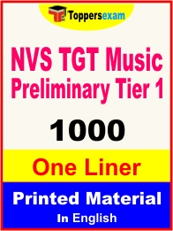 NVS TGT Music Preliminary Tier 1 One Liner Book in English
