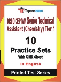 DRDO CEPTAM Senior Technical Assistant (Chemistry) Tier 1 Book in English - Practice Set