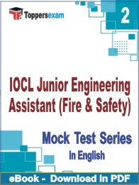 IOCL Junior Engineering Assistant (Fire & Safety) PDF Book In English - Question Paper