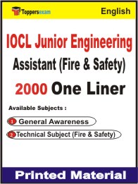 IOCL Junior Engineering Assistant (Fire & Safety) One Liner Book in English