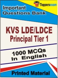 KVS LDE/LDCE Principal  (Tier-1)  Book in English - Objective MCQ