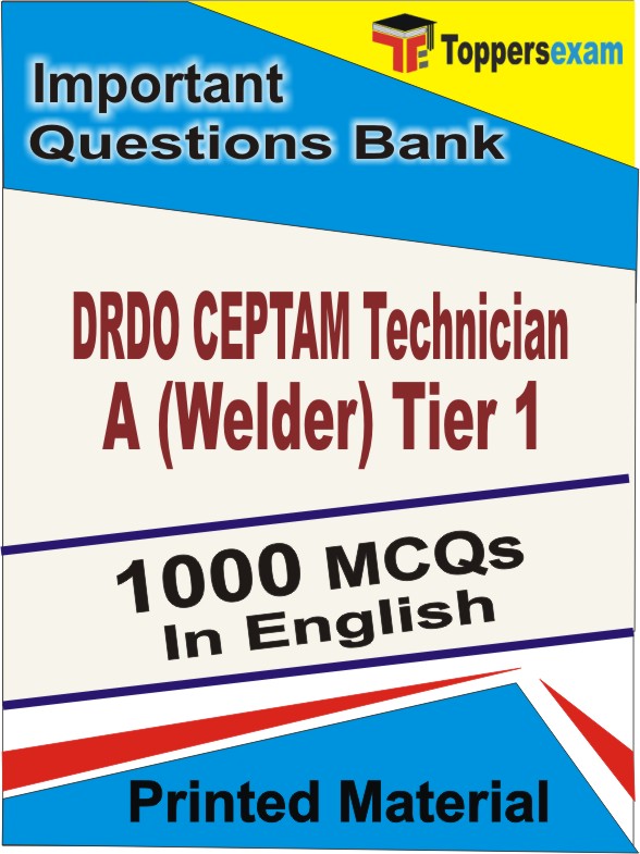 DRDO CEPTAM Technician A (Welder) Tier 1 Book in English - Objective MCQ
