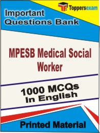 MPESB Medical Social Worker Book in English - Objective MCQ