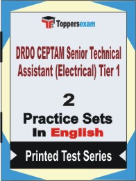 DRDO CEPTAM Senior Technical Assistant (Electrical) Tier 1 Book in English - Question Paper / Practice Set