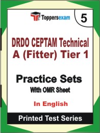 DRDO CEPTAM Technician A (Fitter) Tier 1 Book in English - Mock Test / Practice Set
