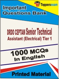 DRDO CEPTAM Senior Technical Assistant (Electrical) Tier 1 Book in English - Objective MCQ