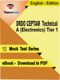 DRDO CEPTAM Technician A (Electronics) Tier 1 Test PDF Book In English - Mock Test/Practice Set