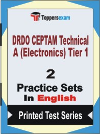 DRDO CEPTAM Technician A (Electronics) Tier 1 Book in English - Question Paper / Practice Set