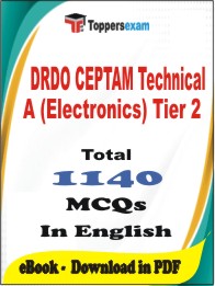 DRDO CEPTAM Technician A (Electronics) Tier 2 PDF Book in English - MCQ / Objective Questions
