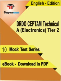 DRDO CEPTAM Technician A (Electronics) Tier 2 Test PDF Book In English - Mock Test/Practice Set