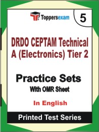DRDO CEPTAM Technician A (Electronics) Tier 2 Book in English - Mock Test / Practice Set