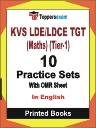 KVS LDE/LDCE TGT (Maths) (Tier-1) Book in English - Practice Set