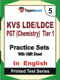 KVS LDE/LDCE PGT (Chemistry) (Tier-1)    Book in English - Mock Test / Practice Set