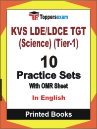 KVS LDE/LDCE TGT (Science) (Tier-1) Book in English - Practice Set
