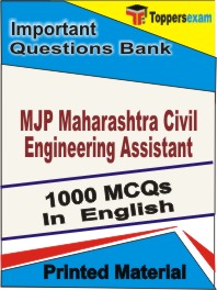 MJP Maharashtra Civil Engineering Assistant  Book in English - Objective MCQ
