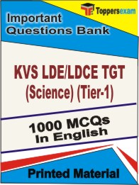 KVS LDE/LDCE TGT (Science) (Tier-1) Book in English - Objective MCQ