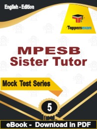 MPESB Sister Tutor Test PDF Book In English - Practice Set