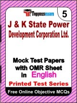 J & K State Power Development Corporation Ltd. Exam Mock Test Papers (Book) in English