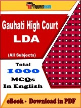 EBook of Gauhati High Court LDA Exam, PDF Format in English