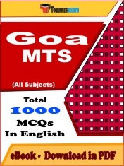 EBook of GOA MTS Exam, PDF Format in English