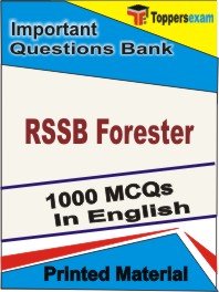 RSSB Forester Book in English - Objective MCQ