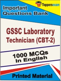 GSSC Laboratory Technician (CBT-2) Book in English - Objective MCQ