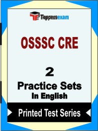 OSSSC CRE Book in English - Question Paper / Practice Set