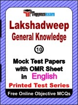 Lakshadweep General Knowledge Exam Mock Test Papers (Book) in English