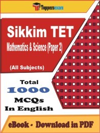 Sikkim TET Mathematics & Science Paper 2 PDF Book In English