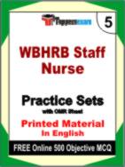 WBHRB Staff Nurse Test Book in English - Mock Test / Practice Set