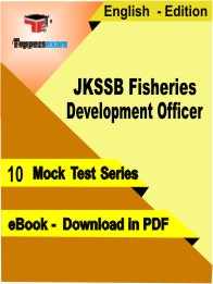 JKSSB Fisheries Development Officer PDF Book In English - Mock Test/Practice Set