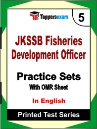 JKSSB Fisheries Development Officer Book in English - Mock Test / Practice Set