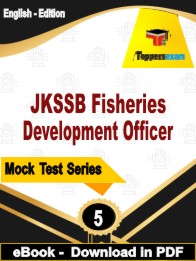 JKSSB Fisheries Development Officer  PDF Book In English - Practice Set