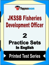 JKSSB Fisheries Development Officer Book in English - Question Paper / Practice Set