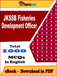 JKSSB Fisheries Development Officer PDF Book In English - MCQ / Objective Questions