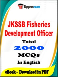 JKSSB Fisheries Development Officer PDF Book In English - MCQ / Objective Questions