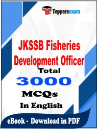 JKSSB Fisheries Development Officer PDF Book In English - MCQ / Objective Questions