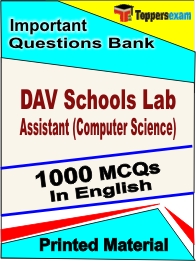 DAV Schools Lab Assistant (Computer Science) Book in English - Objective MCQ