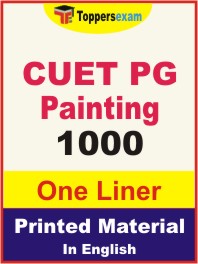 CUET PG Painting One Liner Book in English