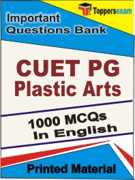 CUET PG Plastic Arts Book in English - Objective MCQ