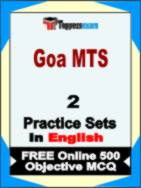 Goa MTS Test Book in English - Question Paper / Practice Set
